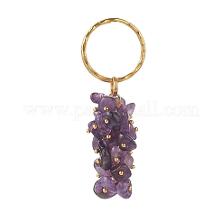Брелок с подвеской из натуральных драгоценных камней&nbsp;KEYC-JKC00434