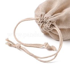 Drawstring мешки хлопка упаковка мешочки ABAG-R011-12x15