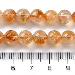 Природный цитрин шарик нити G-P466-01C-01