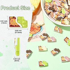 Кабошоны из непрозрачной смолы&nbsp;RESI-CJ0004-78