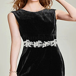 1 ярд полиэстеровой кружевной отделки OCOR-LP0004-62