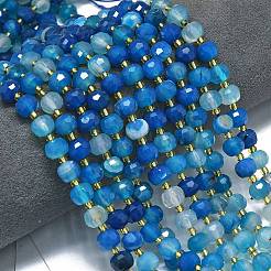 Натуральные полосатые агатовые бусы&nbsp;G-K389-E09-01