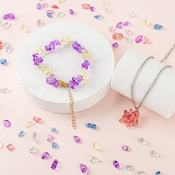 6 цвет имитация аквамарина стеклянные бусины и расписные стеклянные бусины для выпечки GLAA-FS0001-08