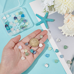 50шт 10 стиля бусины из натуральных и синтетических драгоценных камней G-PH0002-62