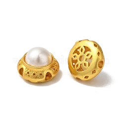 Обшивка стойки полукруглые латунные бусины&nbsp;KK-F873-31MG