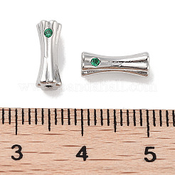 Латунные микро проложить кубического циркония&nbsp;KK-C051-57P-01