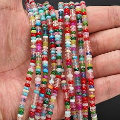 Бусины из натурального белого нефрита&nbsp;G-L635-A02-4x2mm-03