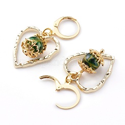 Серьги-кольца Huggie Hoop из нержавеющей стали 304 EJEW-JE04464