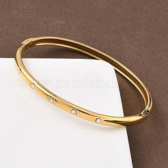 Шарнирные браслеты из нержавеющей стали 304 для женщин BJEW-C132-02G