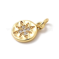 Латунные микро проложить кубического циркония подвески&nbsp;KK-Z135-05G-04