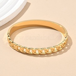 Шарнирные браслеты из нержавеющей стали 304 для женщин AJEW-P127-25G