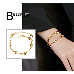 Вакуумное покрытие pvd 304 нержавеющая сталь овальные звенья соединители&nbsp;STAS-UN0009-60M