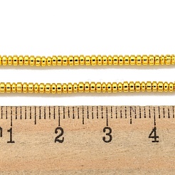 Гальванические нити из синтетических немагнитных гематитовых бусин G-I360-E01-01