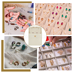 Конверты для украшений из микрофибры подарочные пакеты с кнопкой&nbsp;ABAG-WH0032-104A