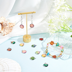 36 шт. подвески из смолы с двухцветной печатью&nbsp;FIND-DC0001-22