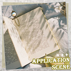 Наборы для изготовления плоских круглых закладок своими руками&nbsp;DIY-SC0032-07B