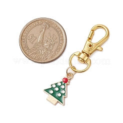 5 шт. подвеска с эмалевым сплавом на рождественскую тематику HJEW-JM02274