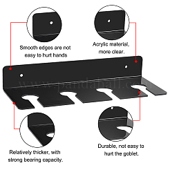 Акриловые настенные держатели для стекла с 4 отверстием ODIS-WH0027-050