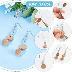 90 шт. 3 стильных необработанных деревянных соединителя-шарма DIY-CA0004-66