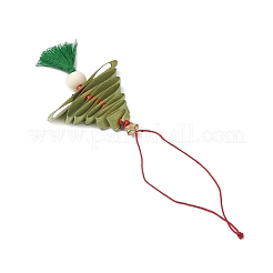 Атласные подвесные украшения HJEW-JM04226