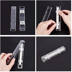 Прозрачный пластиковый ящик для хранения ручек для татуировок ODIS-NB0001-02