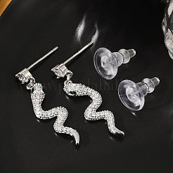 Серьги-гвоздики из циркония EJEW-P301-14P