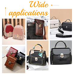 6 комплект двухцветных застежек для сумок из нержавеющей стали FIND-WR0009-01