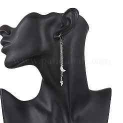 Серьги-подвески из нержавеющей стали 304 EJEW-JE06576