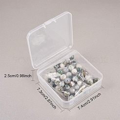 Натурального дерева агат бисер нитей&nbsp;G-NB0001-15