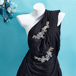 1 пара кабошонов из сплава стекла&nbsp;AJEW-PH0006-75