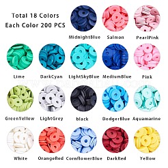 Бусины из полимерной глины  CLAY-PH0001-10