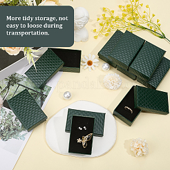 15 шт. Картонные шкатулки для украшений с ромбовидной текстурой&nbsp;CBOX-DJ0001-03B