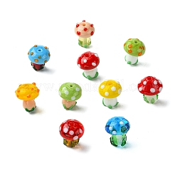 10шт 10 цвета бусины лэмпворк ручной работы&nbsp;LAMP-CJ0002-81