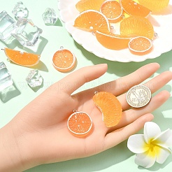 12шт 3 стиля непрозрачные подвески из смолы&nbsp;RESI-YW0003-39A