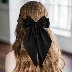 Тканевые заколки для волос с большим бантом AJEW-CP0008-41A-02