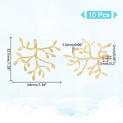 10шт латунные подвески&nbsp;KK-NB0003-76