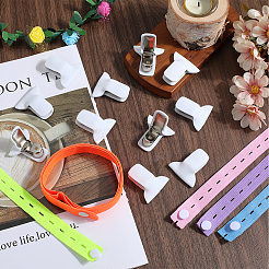 5 шт. 5-х цветные эластичные ленты-органайзеры из полиэстера FIND-CN0001-67B