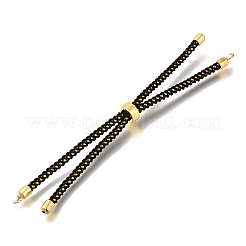 Изготовление браслета-слайдера из плетеного хлопкового шнура MAK-R001-01G-11