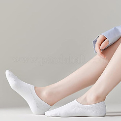 Носки-лодочки из поликоттона с противоскользящим покрытием&nbsp;AJEW-WH20054-023A