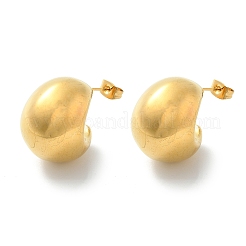 Серьги-гвоздики из нержавеющей стали 304 для женщин&nbsp;EJEW-U051-01G