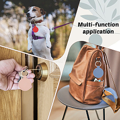 Брелок из искусственной кожи 10 цвета&nbsp;KEYC-CL0001-10