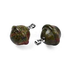 Природные подвески Unakite PORC-T132-053M