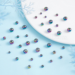 100 шт. 4-х стильная стойка с покрытием радужного цвета из нержавеющей стали 304 STAS-PH0004-34