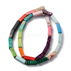 Синтетические окрашенные нити императорской яшмы G-D077-C01-13