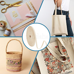 50 ярд хлопчатобумажной ленты OCOR-WH0101-22A