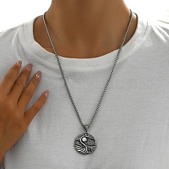 Ожерелья с подвесками из нержавеющей стали в стиле панк-201 VP2873-3