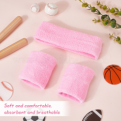 Рукава на локтях и повязка на голову из полиэстера&nbsp;AJEW-WH20010-49B