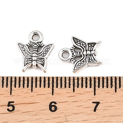 Тибетском стиле сплава бабочки подвески&nbsp;PALLOY-A024-08AS