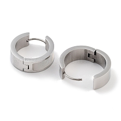 Серьги-кольца Huggie Hoop из нержавеющей стали 304 и натуральных ракушек для женщин EJEW-C096-29P