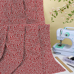 Хлопчатобумажная ткань с рисунком в виде облаков&nbsp;AJEW-WH0314-975B